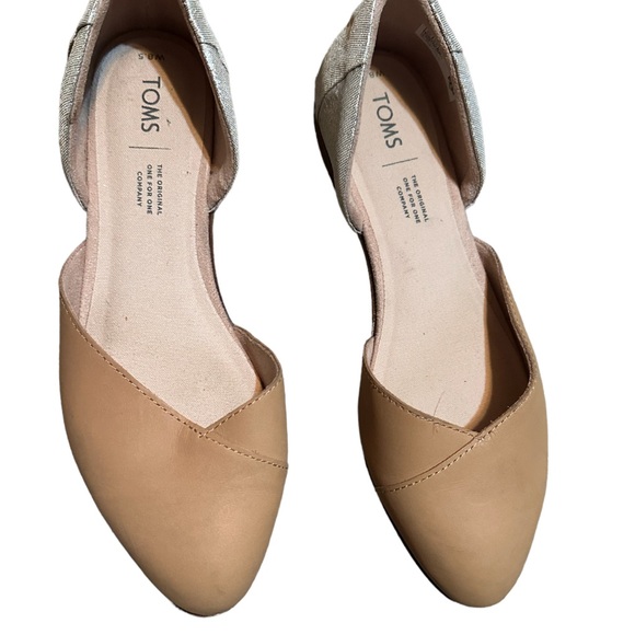 TOMS Jutti D'Orsay Tan SIZE 8.5 preowned great shape please review listing women - Picture 5 of 7